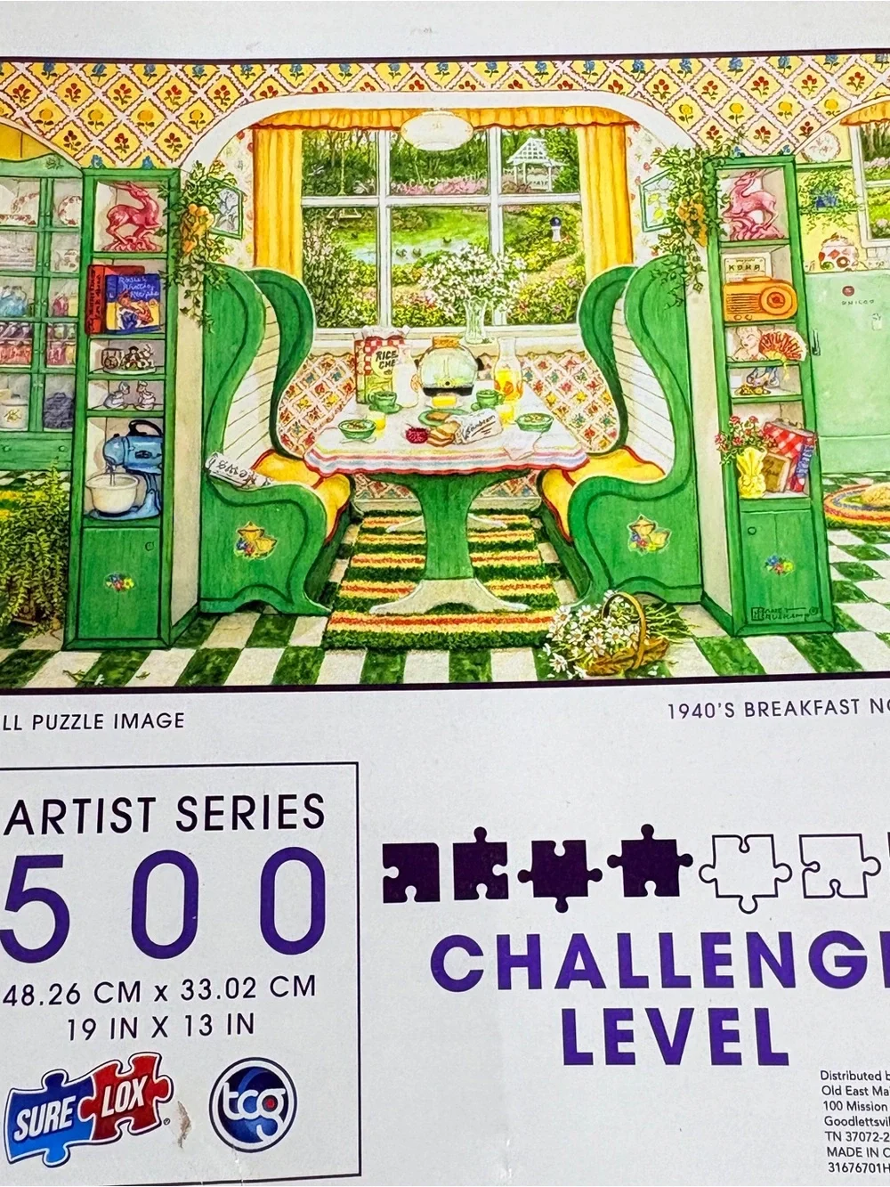 Lot Of 3 Artist Series Sure Lox 500 Piece Puzzles Sealed Challenging Colorful